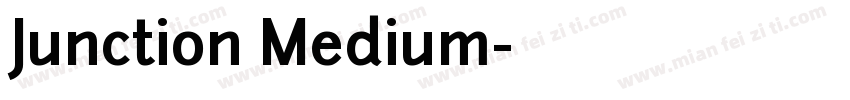 Junction Medium字体转换